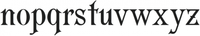 Amabilis Veneriana Bold otf (700) Font LOWERCASE