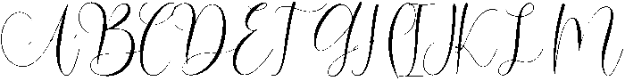 Amadea otf (400) Font UPPERCASE
