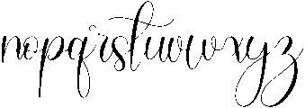 Amadea otf (400) Font LOWERCASE