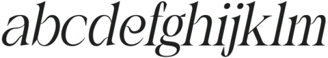 Amadi Italic otf (400) Font LOWERCASE