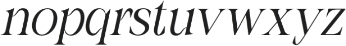 Amadi Italic otf (400) Font LOWERCASE