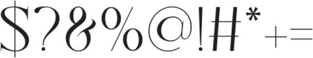 Amagona Regular otf (400) Font OTHER CHARS