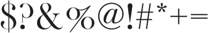 Amalfi Classic otf (400) Font OTHER CHARS