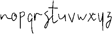 Amanda otf (400) Font LOWERCASE