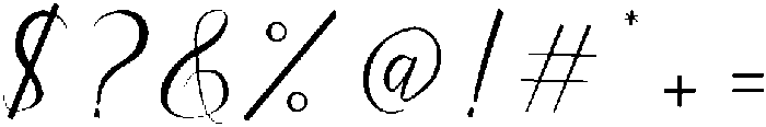 Amanda otf (400) Font OTHER CHARS