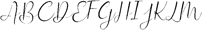 Amanda otf (400) Font UPPERCASE
