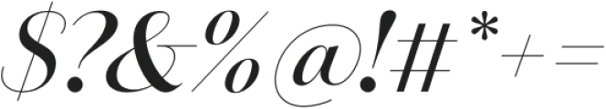 Amandine Medium Italic otf (500) Font OTHER CHARS