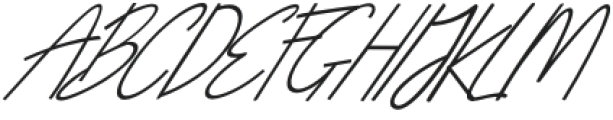 AmandineMonoline Script otf (400) Font UPPERCASE