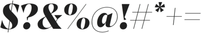 Amarga Bold It otf (700) Font OTHER CHARS