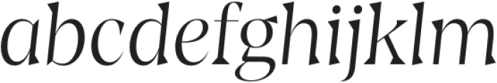 Amarga Light It otf (300) Font LOWERCASE