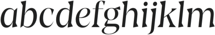 Amarga Regular It otf (400) Font LOWERCASE