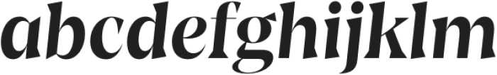 Amarga SemiBold It otf (600) Font LOWERCASE