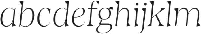 Amarga Thin It otf (100) Font LOWERCASE