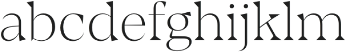 Amarga Thin otf (100) Font LOWERCASE