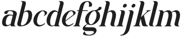 Amariel Italic otf (400) Font LOWERCASE