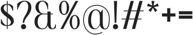 Amarieta Regular otf (400) Font OTHER CHARS