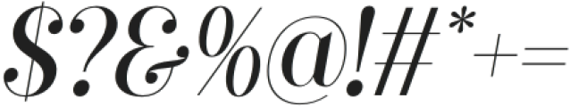 Amaris Italic otf (400) Font OTHER CHARS