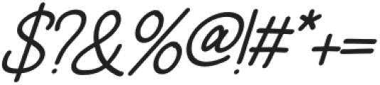 AmateurHand-Italic otf (400) Font OTHER CHARS