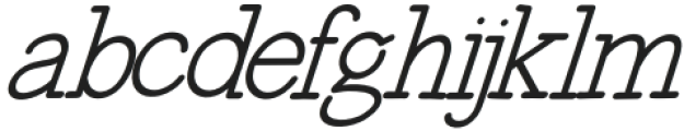 AmateurHand-Italic otf (400) Font LOWERCASE