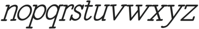 AmateurHand-Italic otf (400) Font LOWERCASE