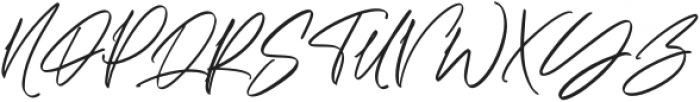 Amatya Signature Italic otf (400) Font UPPERCASE
