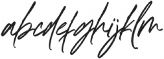 Amatya Signature Italic otf (400) Font LOWERCASE