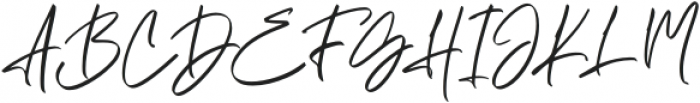 Amatya Signature otf (400) Font UPPERCASE