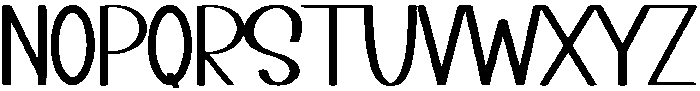 Amazing Regular otf (400) Font LOWERCASE