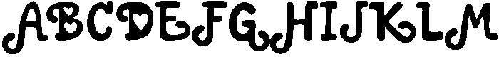 Amazing Regular otf (400) Font UPPERCASE