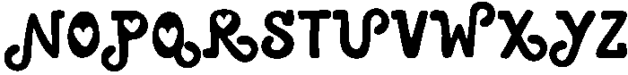Amazing Regular otf (400) Font UPPERCASE