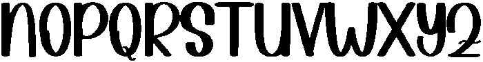 Amazing Regular otf (400) Font UPPERCASE