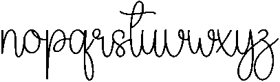 Amazing Regular otf (400) Font LOWERCASE