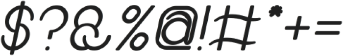 Amazing Sound Bold Italic otf (700) Font OTHER CHARS