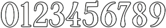 Ambar Serif Outline otf (400) Font OTHER CHARS