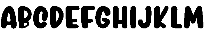 Amber Regular otf (400) Font UPPERCASE