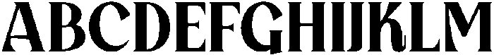 Amberglen Display otf (400) Font UPPERCASE