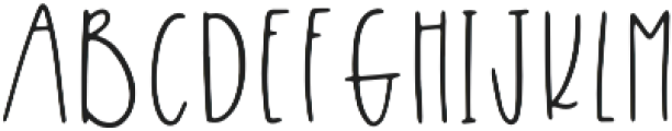 Amberglow Print Regular otf (400) Font LOWERCASE