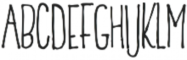 Amberlight two Regular otf (300) Font LOWERCASE