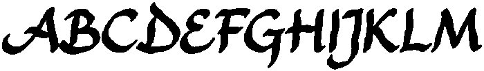 Amberlyn Regular otf (400) Font UPPERCASE
