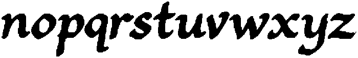 Amberlyn Regular otf (400) Font LOWERCASE