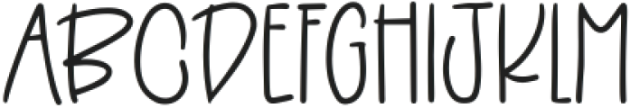 Ambitious Regular ttf (400) Font UPPERCASE