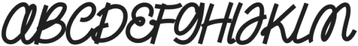 Ambrilo Regular otf (400) Font UPPERCASE