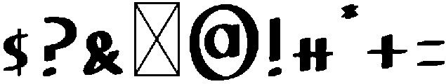 Ambrosia Regular otf (400) Font OTHER CHARS