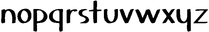 Ambrosia Regular otf (400) Font LOWERCASE