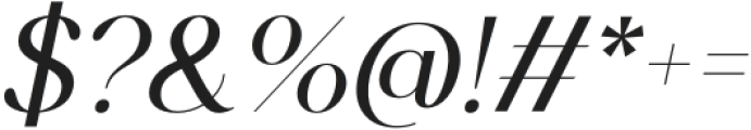 Ameda-Italic otf (400) Font OTHER CHARS