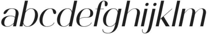 Ameda-Italic otf (400) Font LOWERCASE