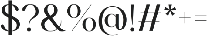 Ameda-Regular otf (400) Font OTHER CHARS