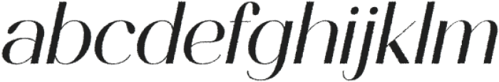 Ameda Rough Italic otf (400) Font LOWERCASE