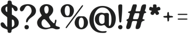 AmedaBlur-Regular otf (400) Font OTHER CHARS