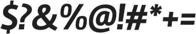 Amelia Bold Italic otf (700) Font OTHER CHARS
